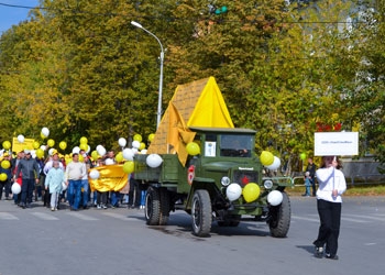 Парад трудовой доблести в Краснокамске