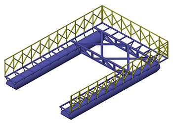 Новый вид продукции – причалы и пирсы на понтонах