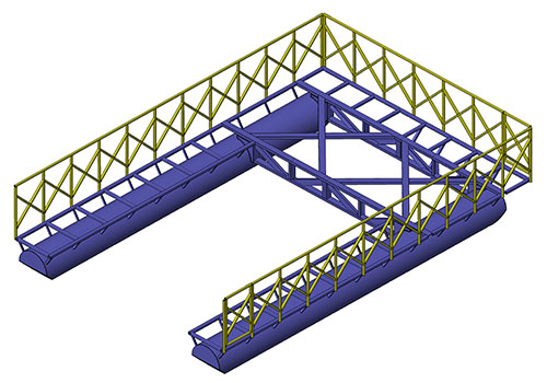 New product type – berths and piers on pontoons